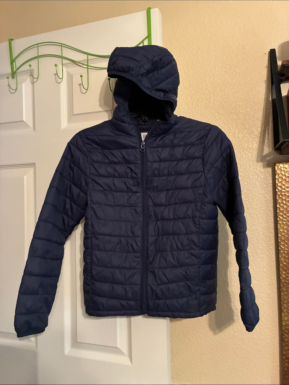 GAP Navy Blue Kids Puffer Jacket with Hood